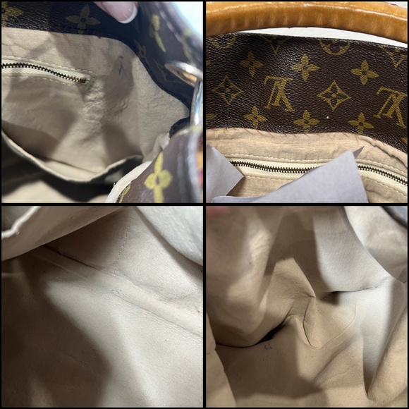 2022 Brown Monogram Canvas Leather MM Tote Bag - Picture 9 of 13